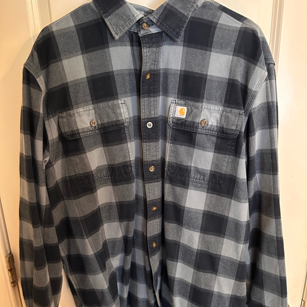 Carhartt Flannel - Large - Blue